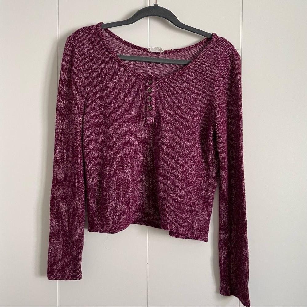 3/$25 Ardene Knit Boxy Henley